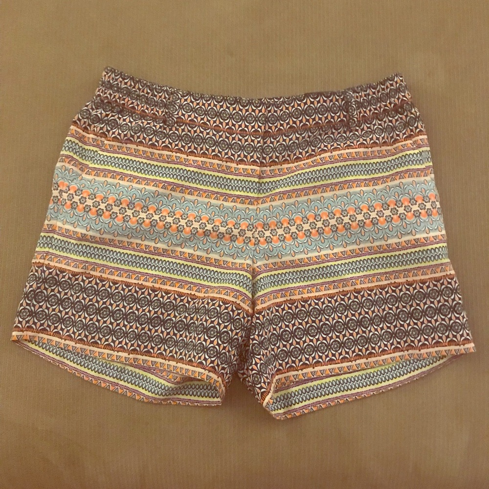 Size 2 limited pattern shorts